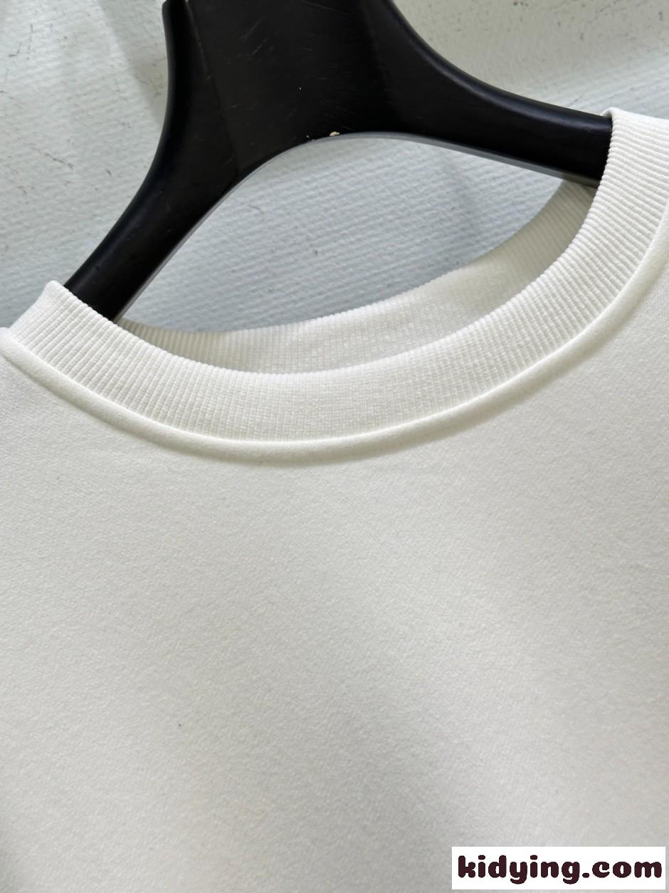 バックプリント 長袖Tシャツ クロムハーツ Tシャツ 偽物 コットン ホワイト-2