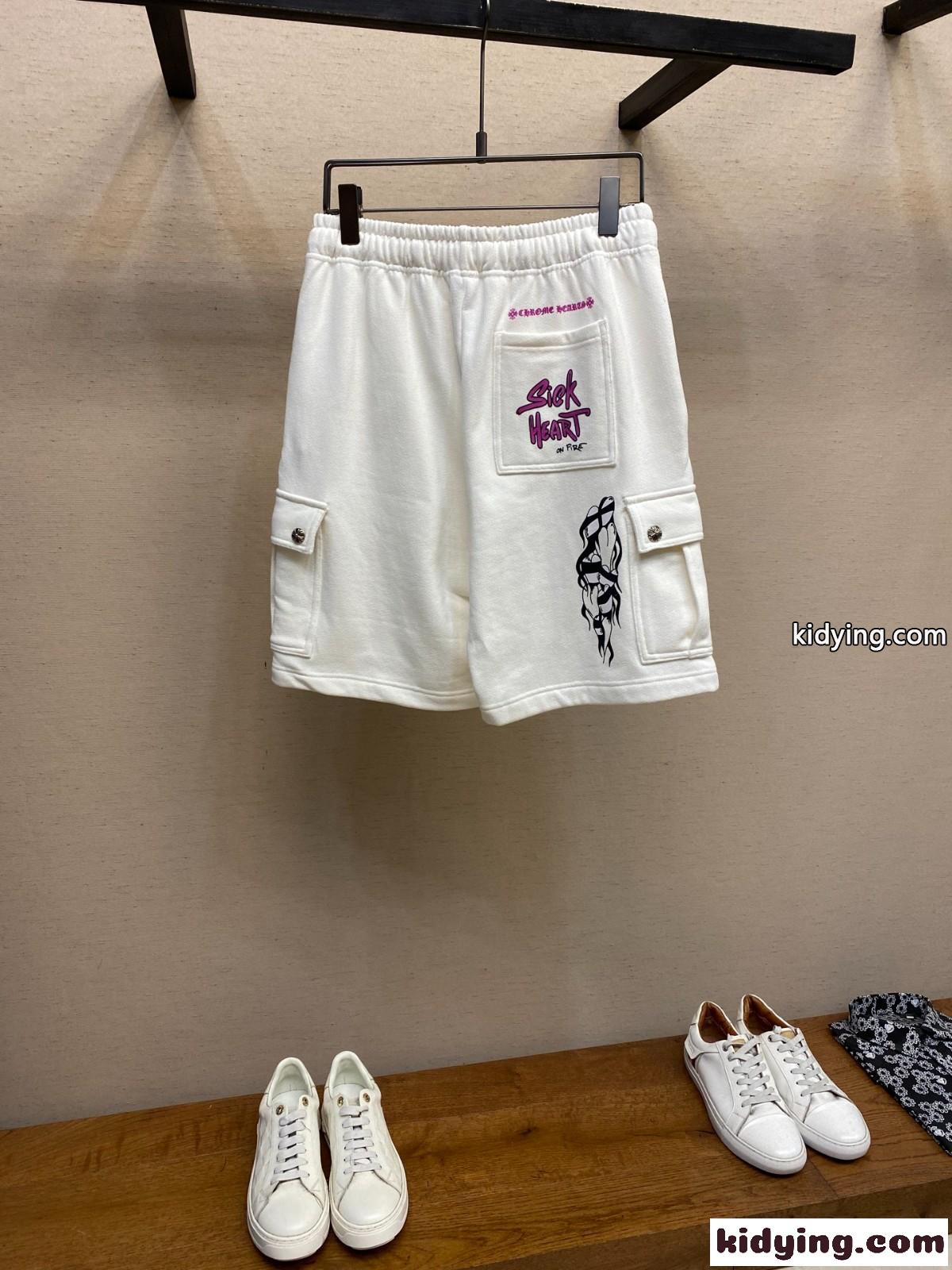 おしゃれ カジュアル ショートパンツ クロムハーツ パンツ 偽物 合わせやすい-2