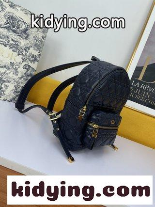 Diorディオ男性RIDER両肩バックパック 両肩の牛頭青い皮 クリスチャンディオール バッグ新作 コピー-4