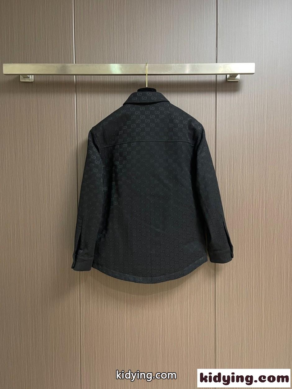 グッチ ジャケット コピー 上品 洗練された GG ダウン入り シャツジャケット ブラック-1