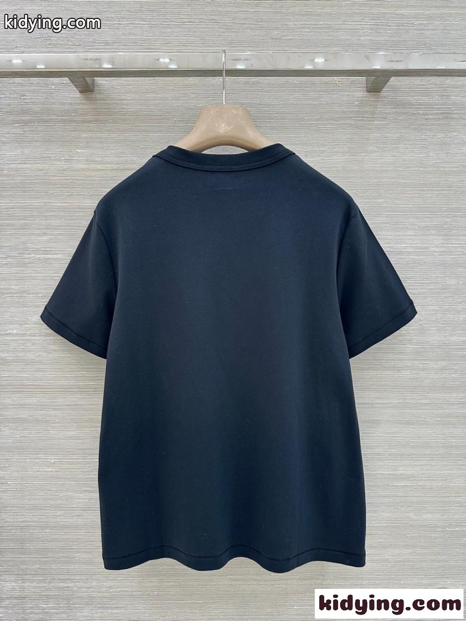 シグネチャープリントTシャツ ルイ・ヴィトン Tシャツ コピー シルク コットン-4