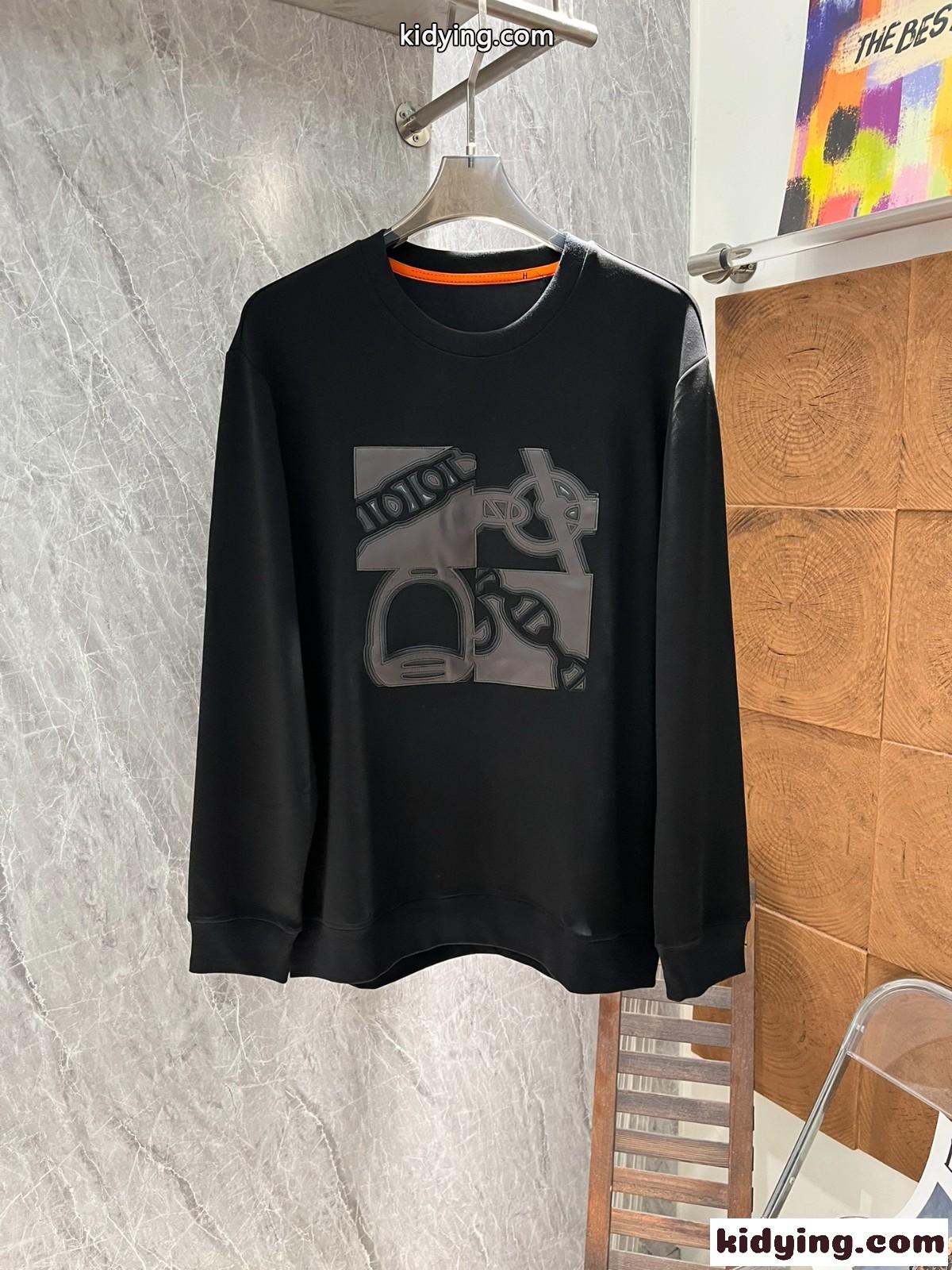 エルメス Tシャツ コピー シンプル コットン スウェットシャツ-2