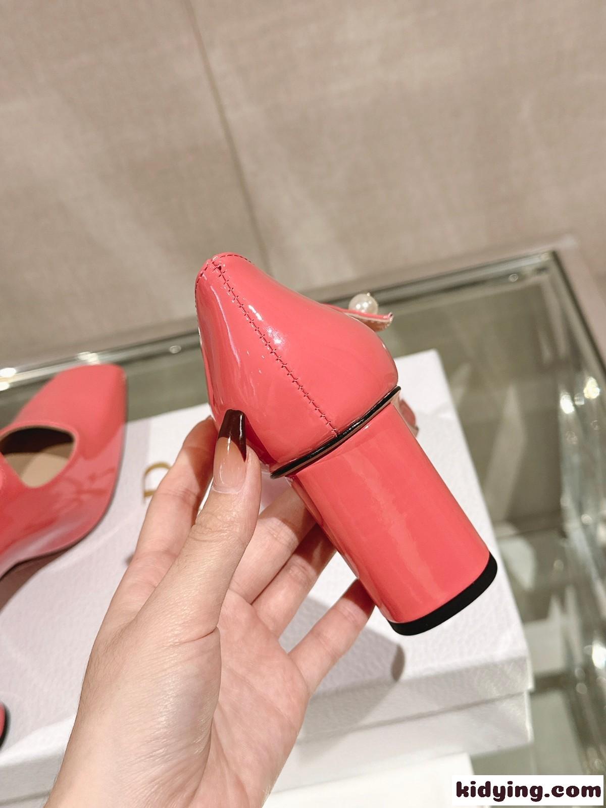JOLIE DIOR パンプス 7.5cm クリスチャン・ディオール シューズ コピー ピンク-3