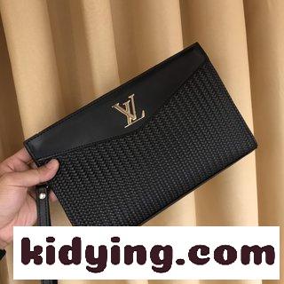 ルイ・ヴィトン バッグ 安いコピー 贅沢な Lv 男性バッグ 精選された革のプラチナ 高級輸入牛革 輸入牛革の内張りデザイン-5