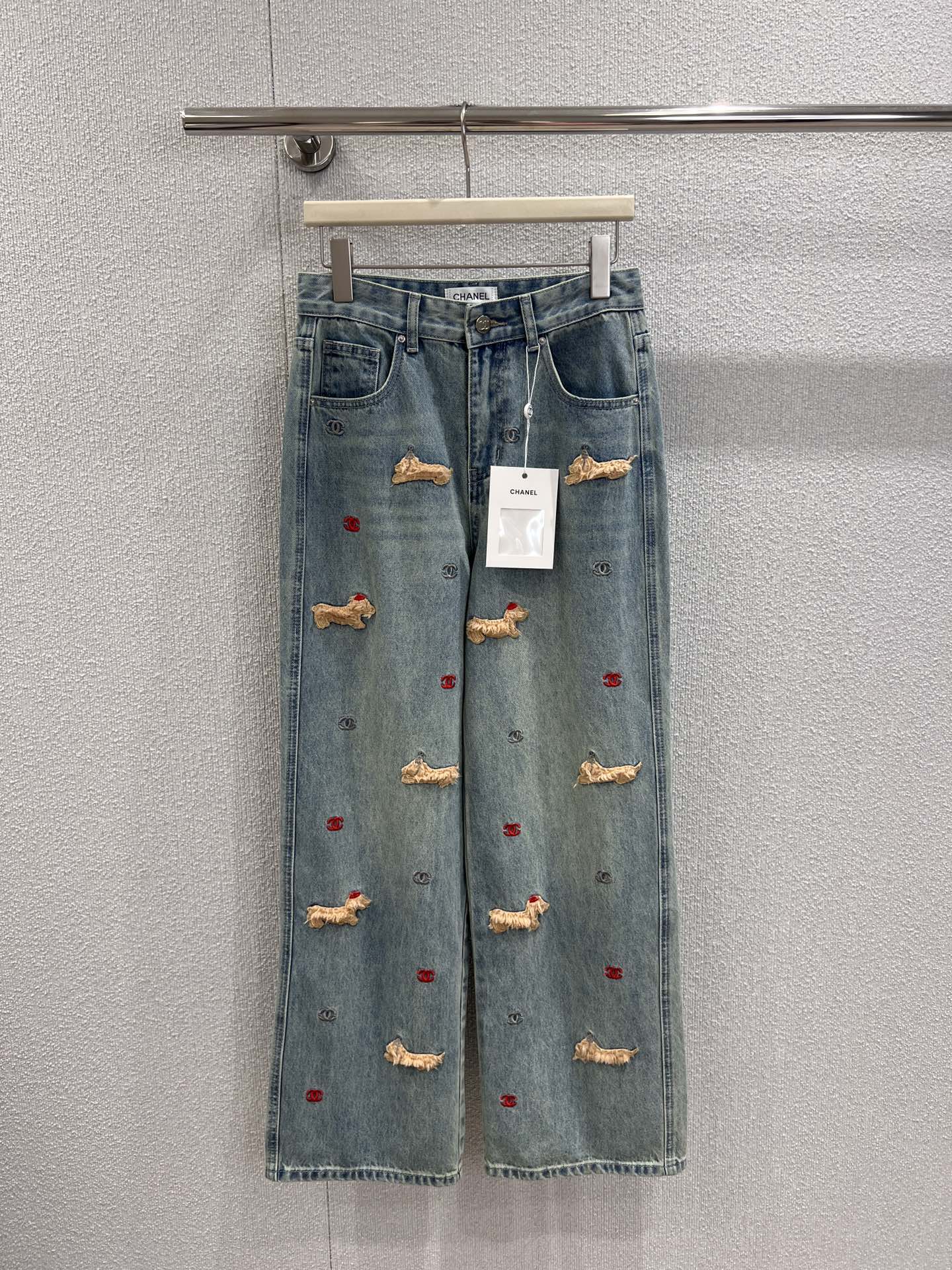 可愛い 合わせやすい デニムパンツ シャネル ジーンズ コピー レディース-2