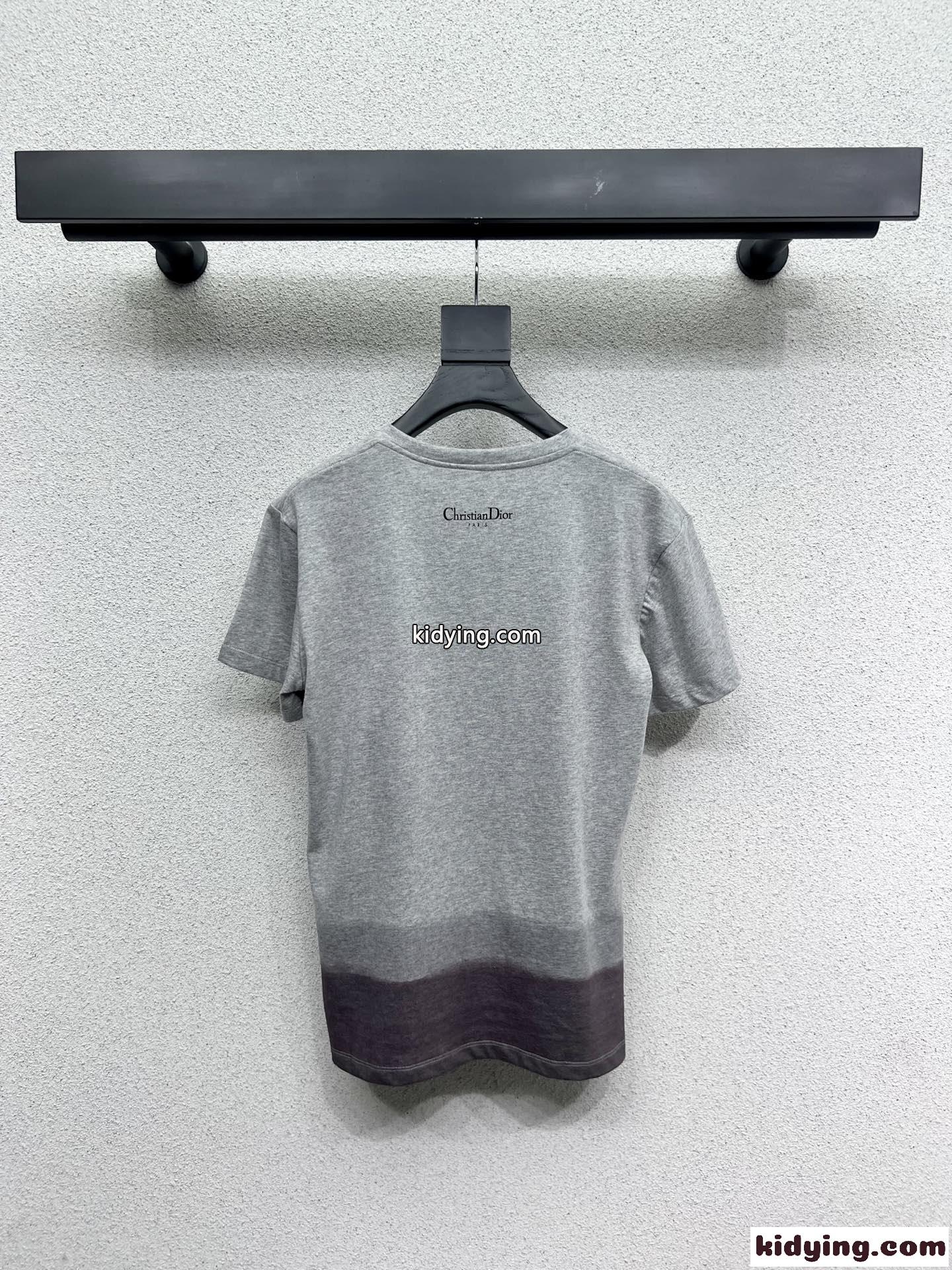 Dior Bambou コットンジャージーTシャツ クリスチャン・ディオール Tシャツ コピー レディース-2