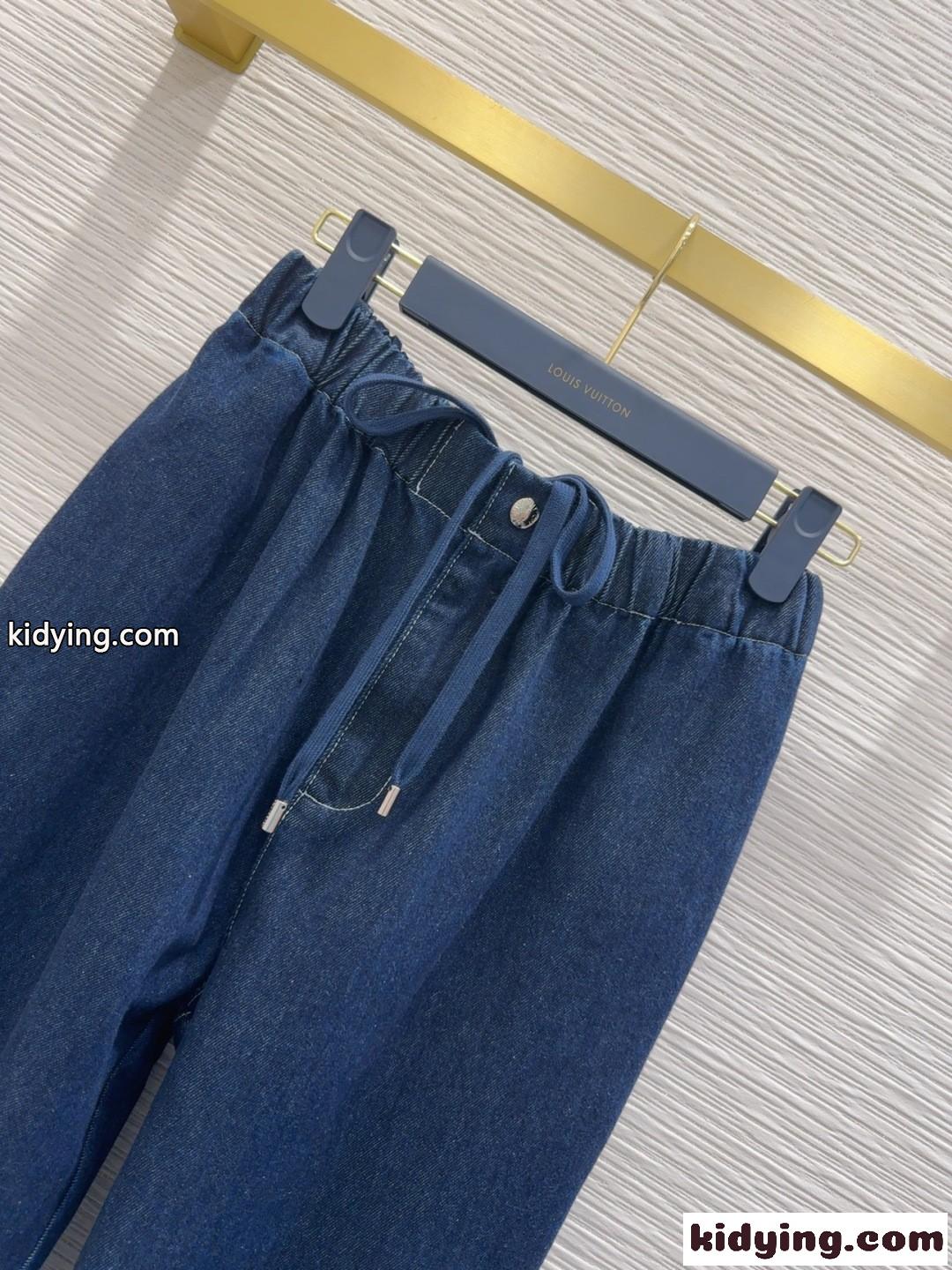 デニム キャロットパンツ ルイヴィトン ジーンズ コピー レディース-1