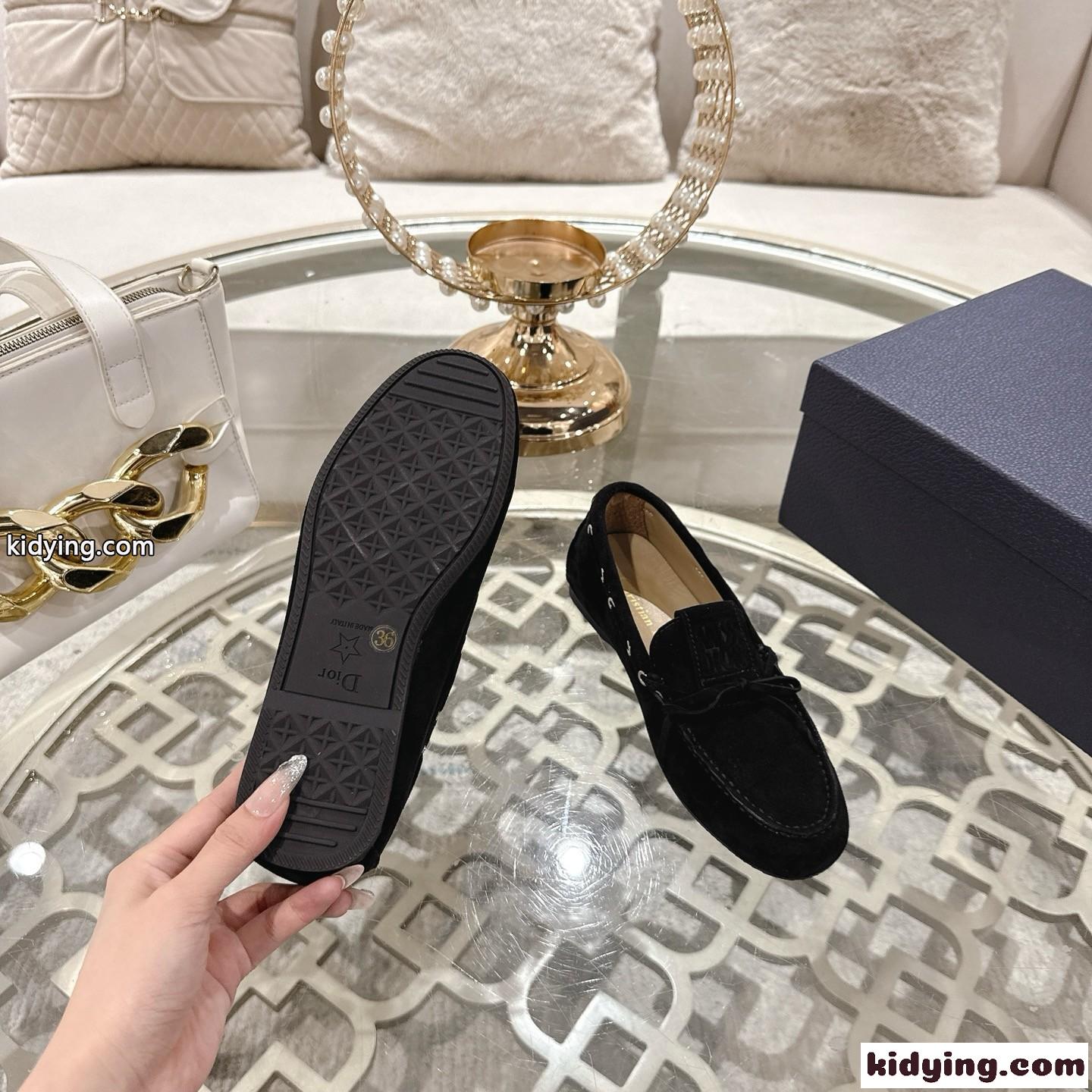 新作～Miss Dior Street ローファー クリスチャン・ディオール シューズ コピー ブラック-3