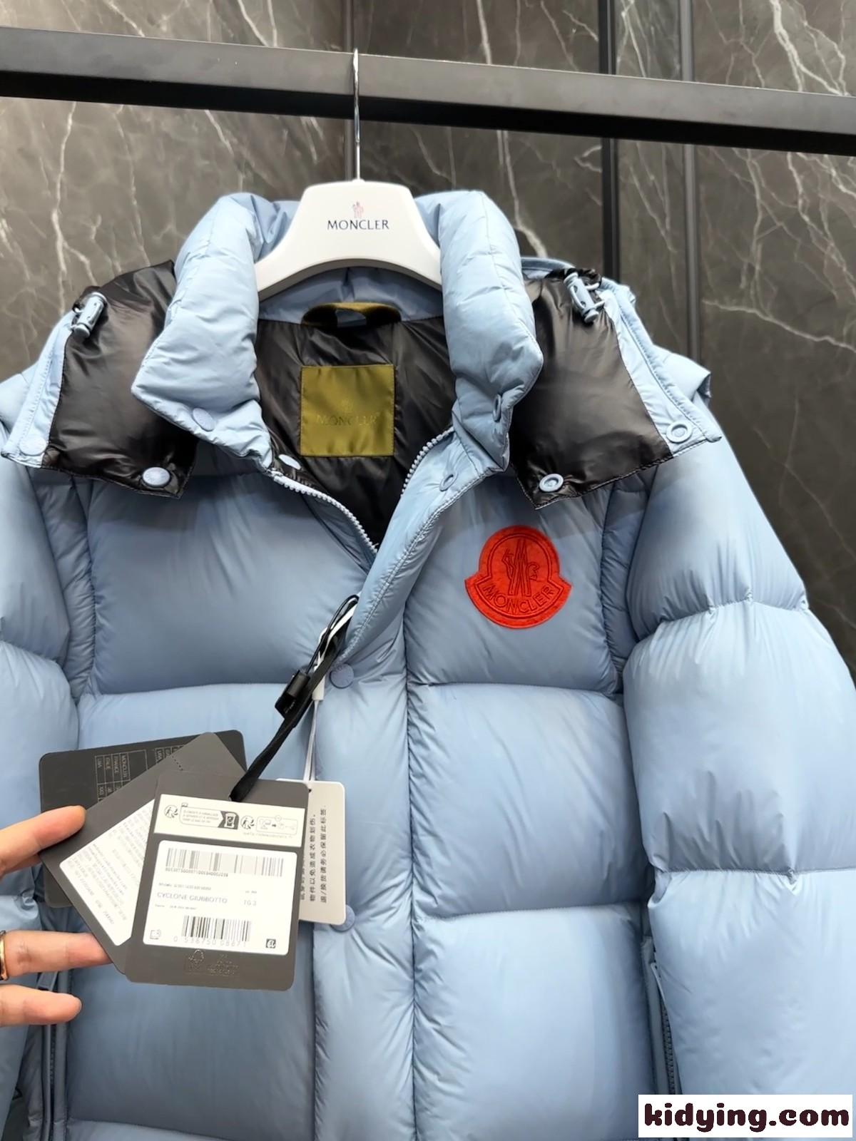 モンクレール CYCLONE 2-In-1 ダウンジャケット コピー ライトブルー-0