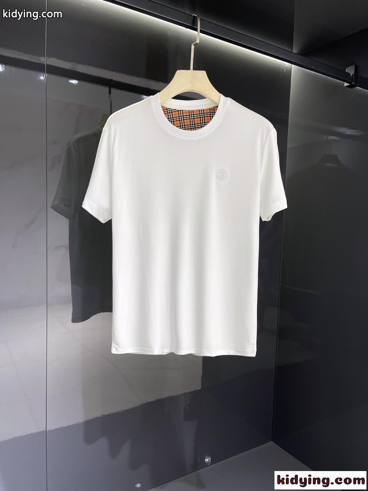 優しい肌触り クルーネック コットン バーバリー 半袖Tシャツ コピー メンズ カジュアル シンプル トップス-1