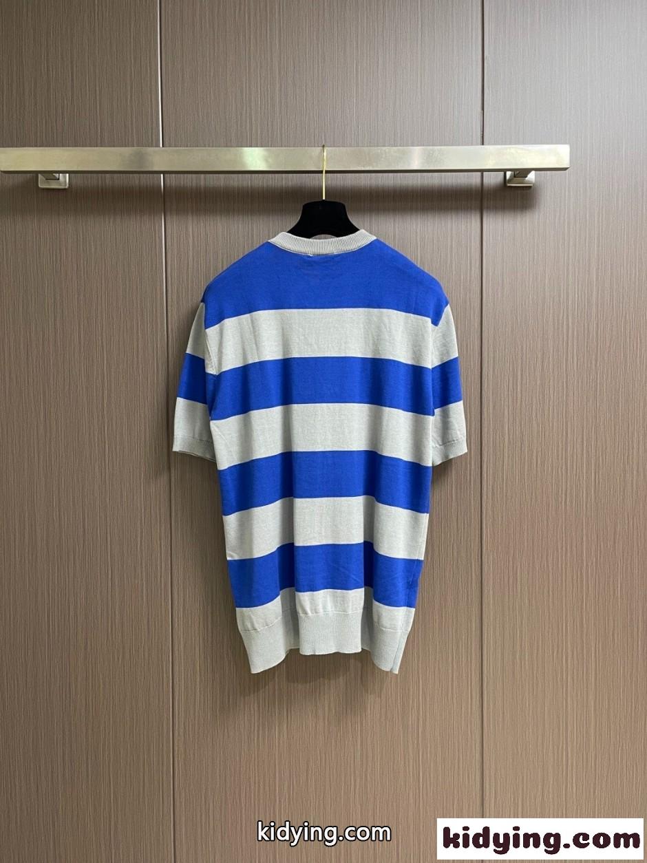 カジュアル コットンニット 半袖Tシャツ クリスチャン・ディオール Tシャツ コピー-0