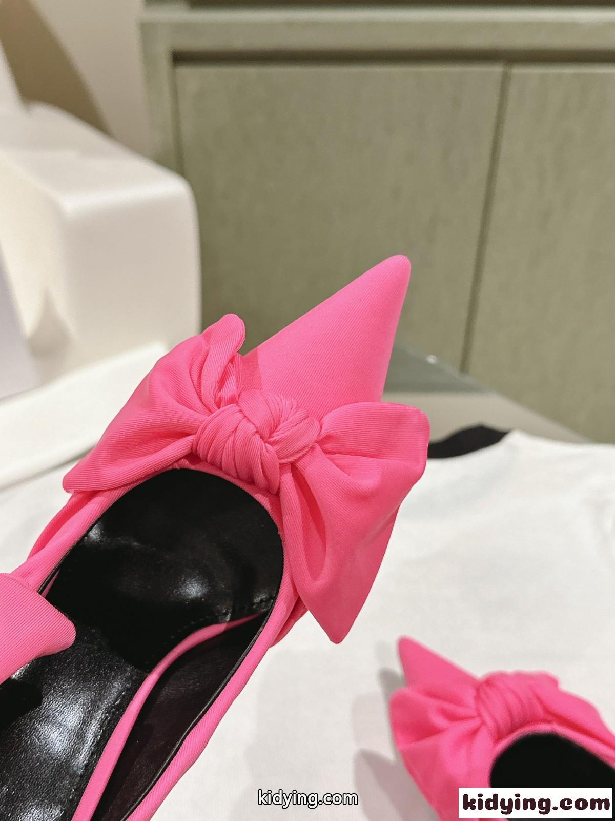 KNIFE KNOT 95MM パンプス バレンシアガ パンプス スーパーコピー ピンク-2
