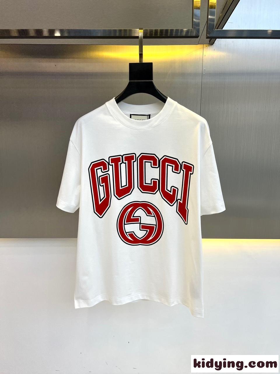 グッチ Tシャツ コピー 定番 合わせやすい ロゴ 半袖tシャツ ホワイト-0