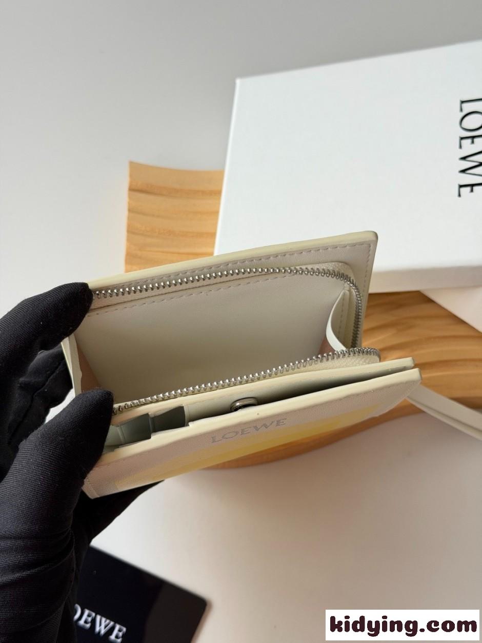 LOEWE x Albers コンパクトウォレット ロエベ 財布 スーパーコピー イエロー-5
