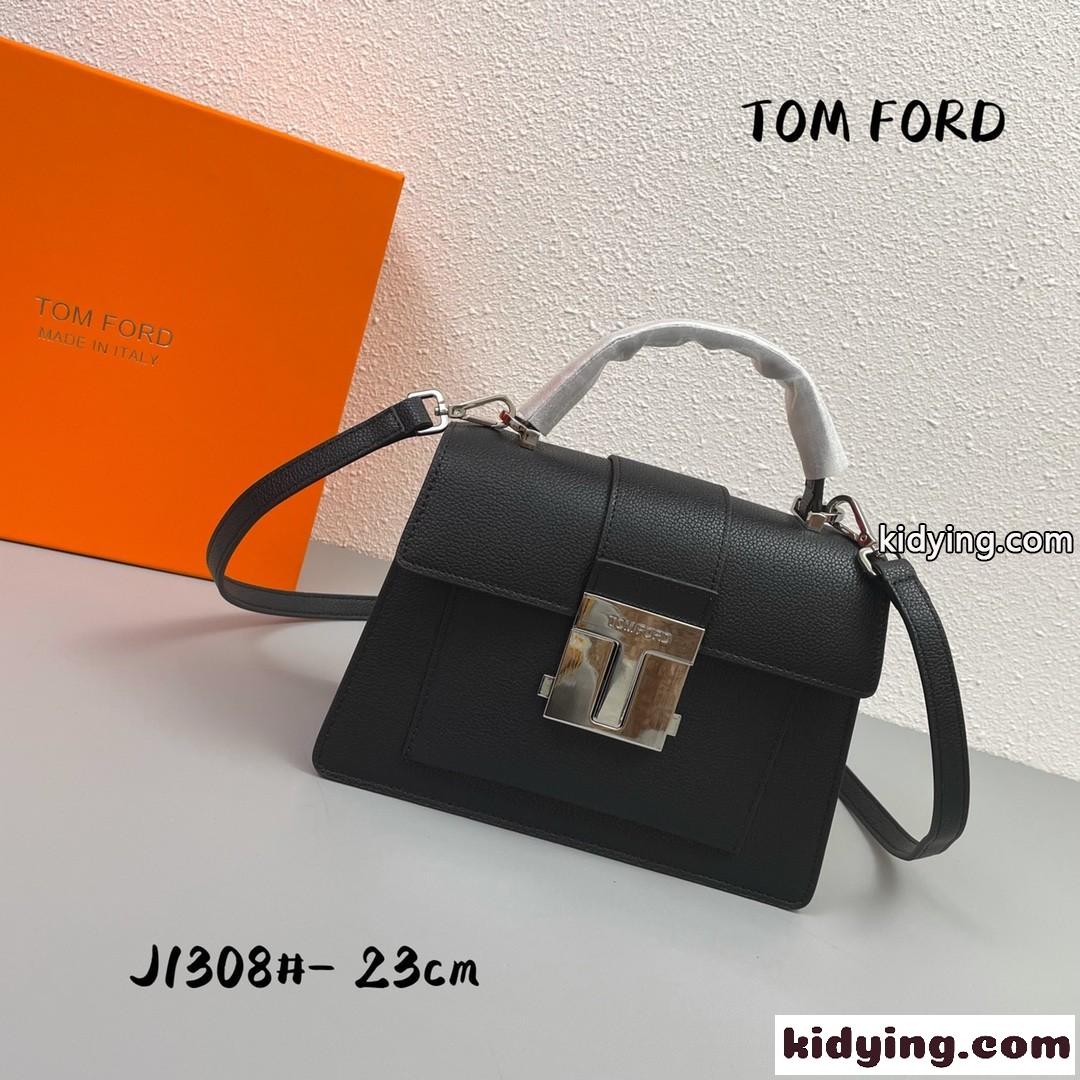 無地 シンプル 合わせやすい レザー トムフォード バッグ レディース コピー おしゃれ ショルダーバッグ 斜め掛け-1