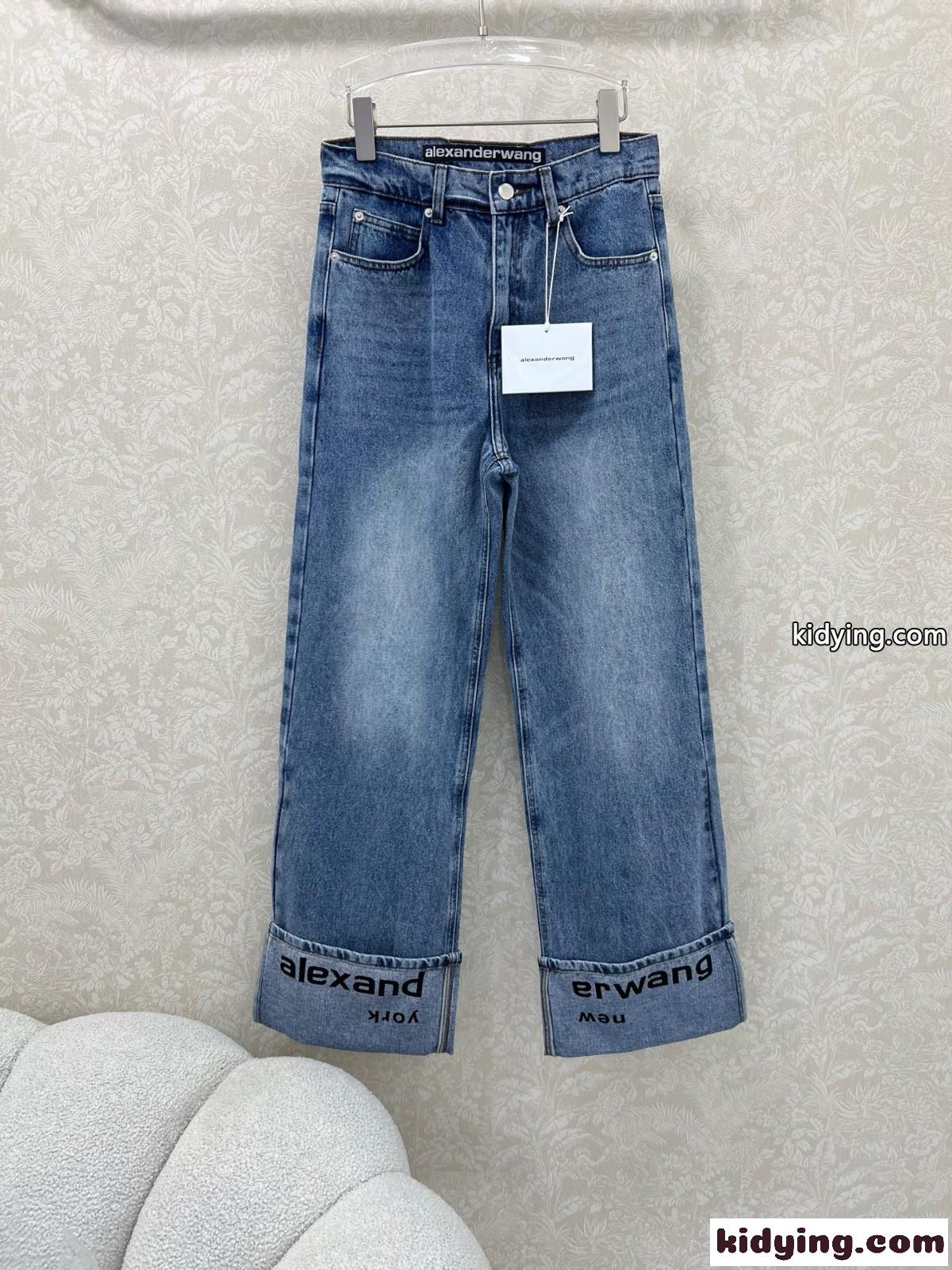 カジュアル ストレート デニムパンツ アレキサンダーワング ジーンズ コピー-0