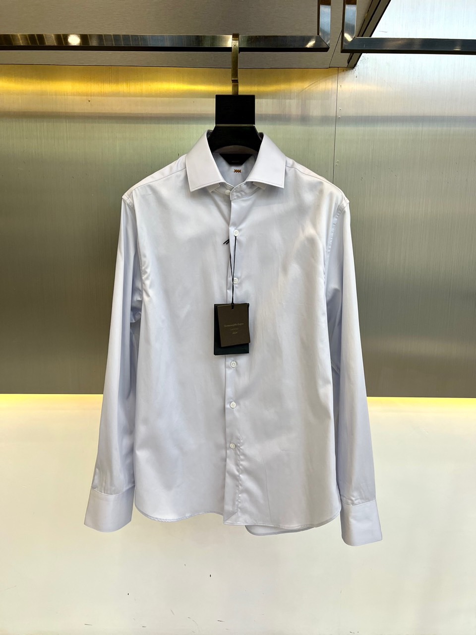 シンプル 上品 エルメネジルド・ゼニア シャツ コピー無地 合わせやすい-1