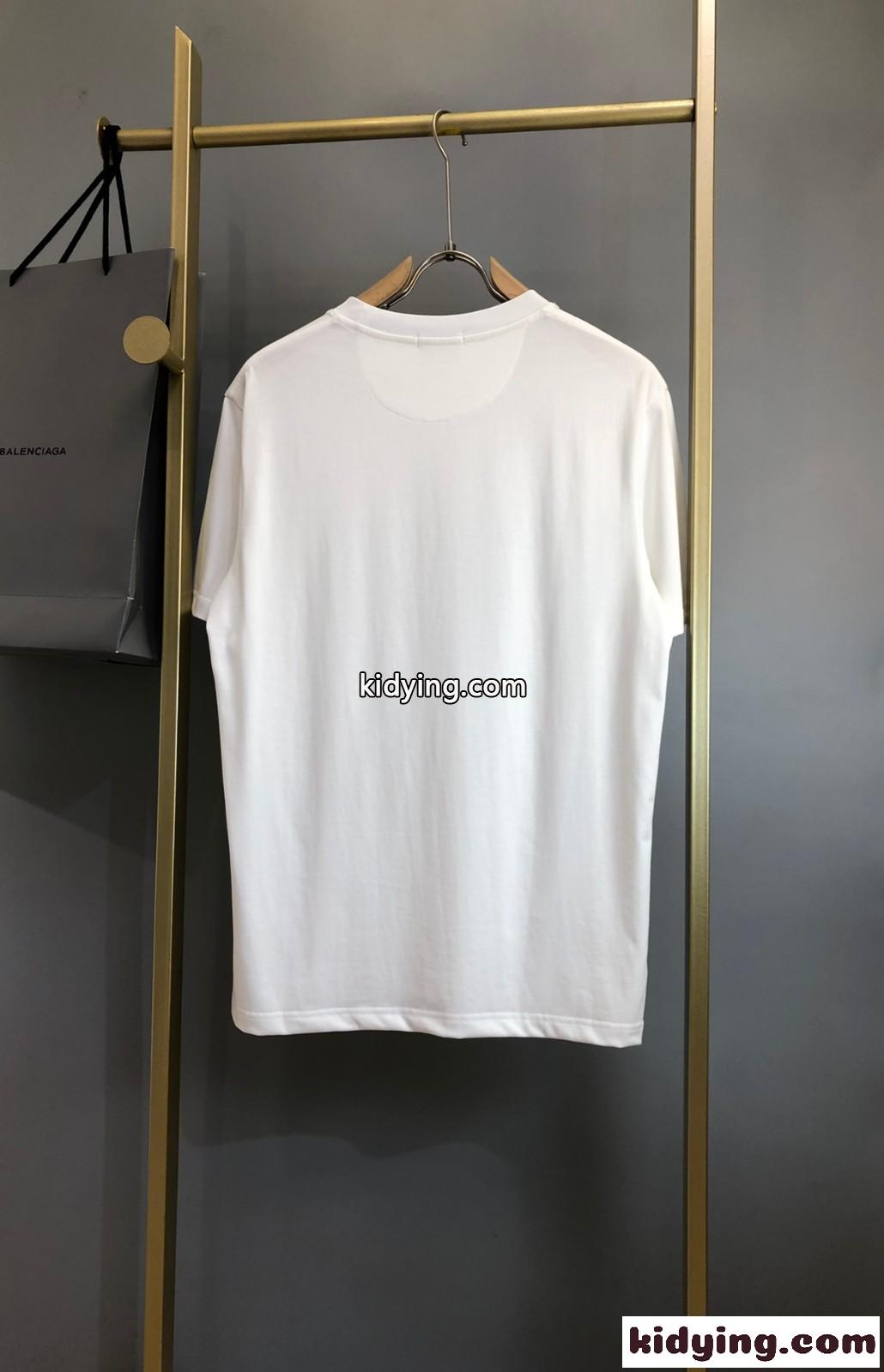 人気 BALENCIAGA×adidas ロゴプリント バレンシアガ Tシャツ コピー 半袖 トップス-0