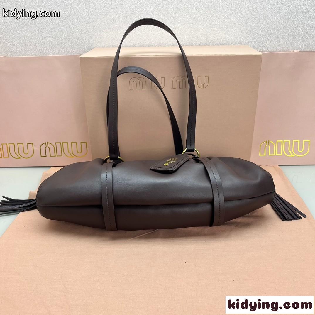 ジョワ ナッパレザー バッグ ミュウミュウ バッグ コピー コーヒー-3
