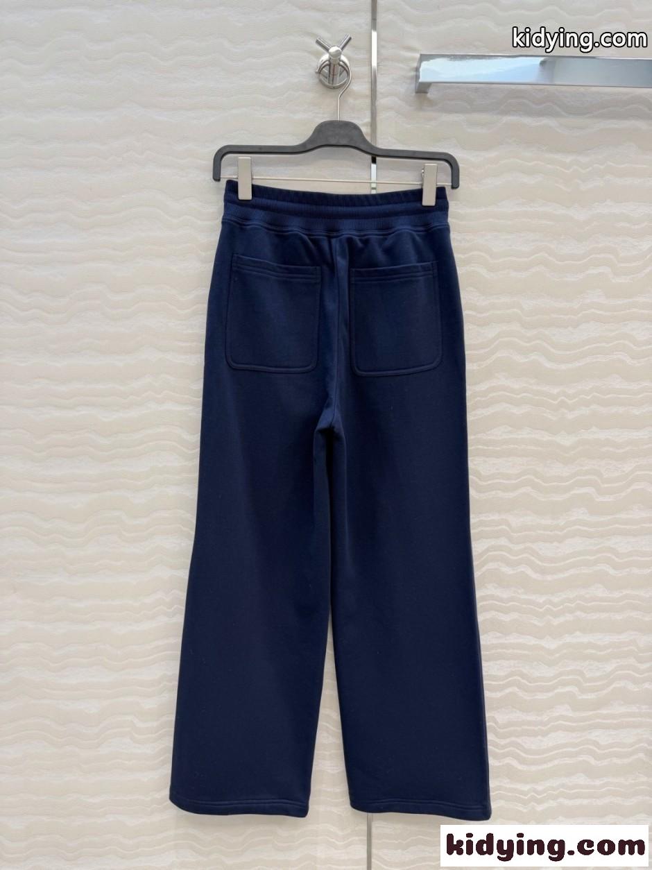 コットン フーディ＆パンツ セットアップ エルメス スーパーコピー ネイビー-5