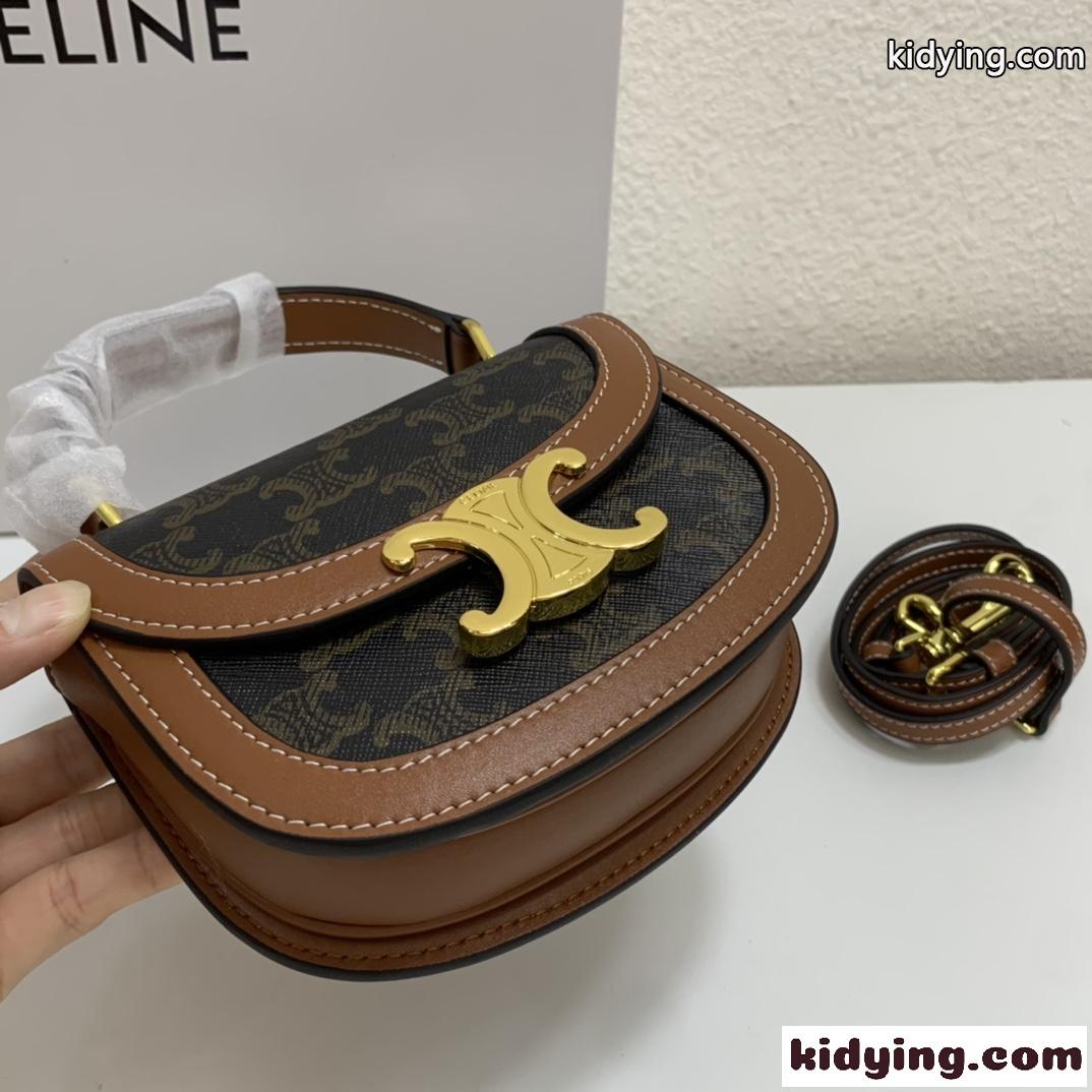 上品 トリオンフキャンバス ミニ ブザス セリーヌ バッグ コピー ショルダーバッグ-1