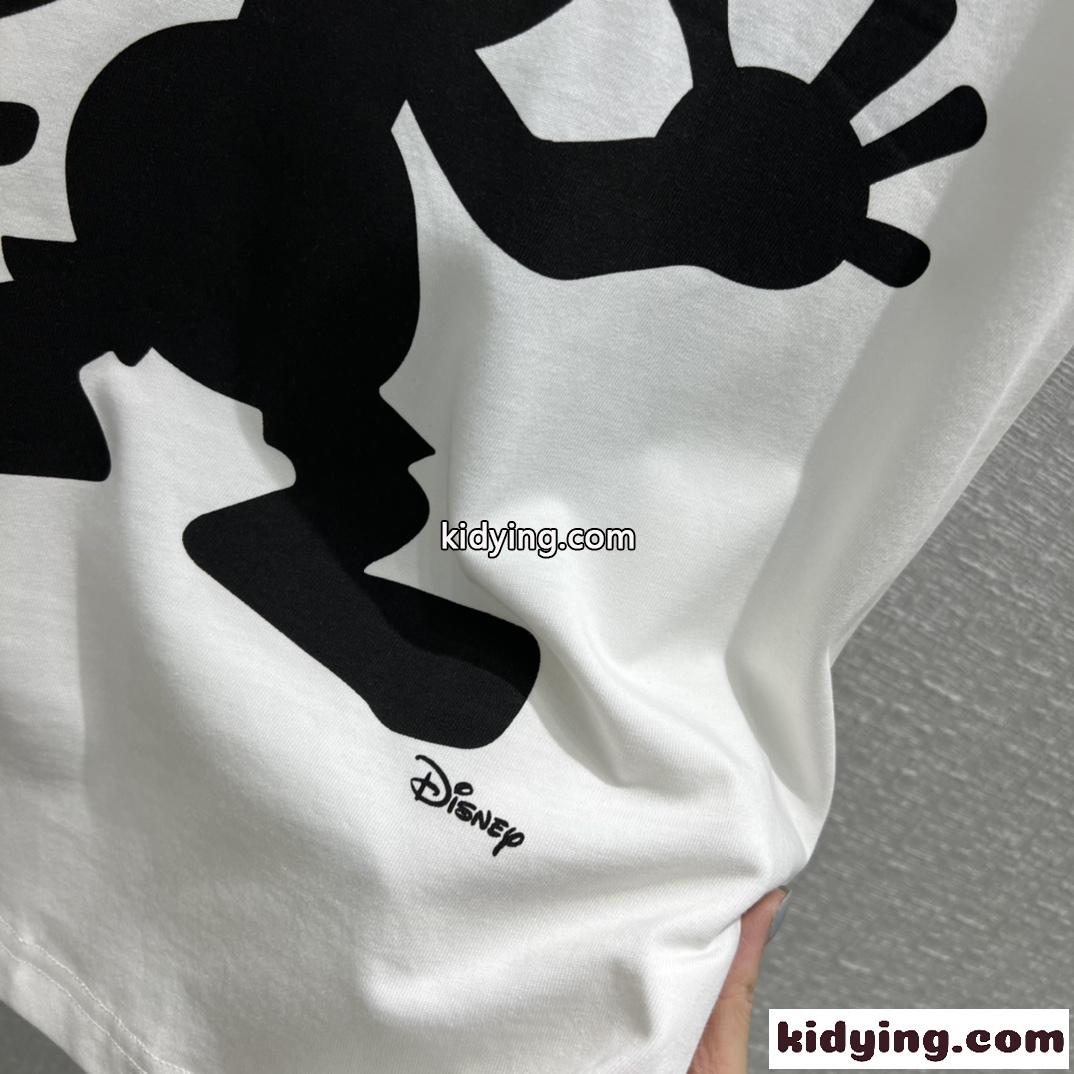 Givenchy x Disney カジュアル コットン トップス ジバンシィ Tシャツ コピー 半袖 可愛い プリント-3