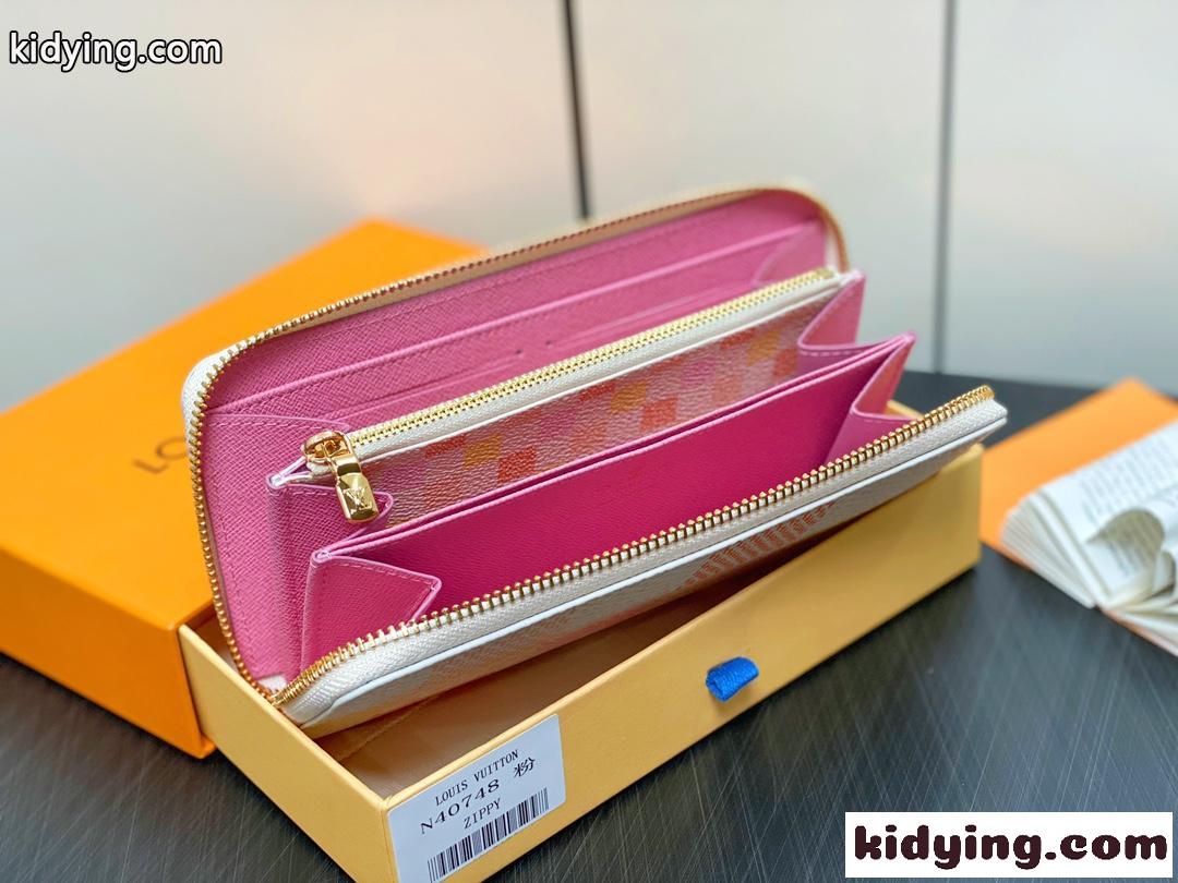 N40748 ジッピー・ウォレット ルイヴィトン スーパーコピー ピンク-4