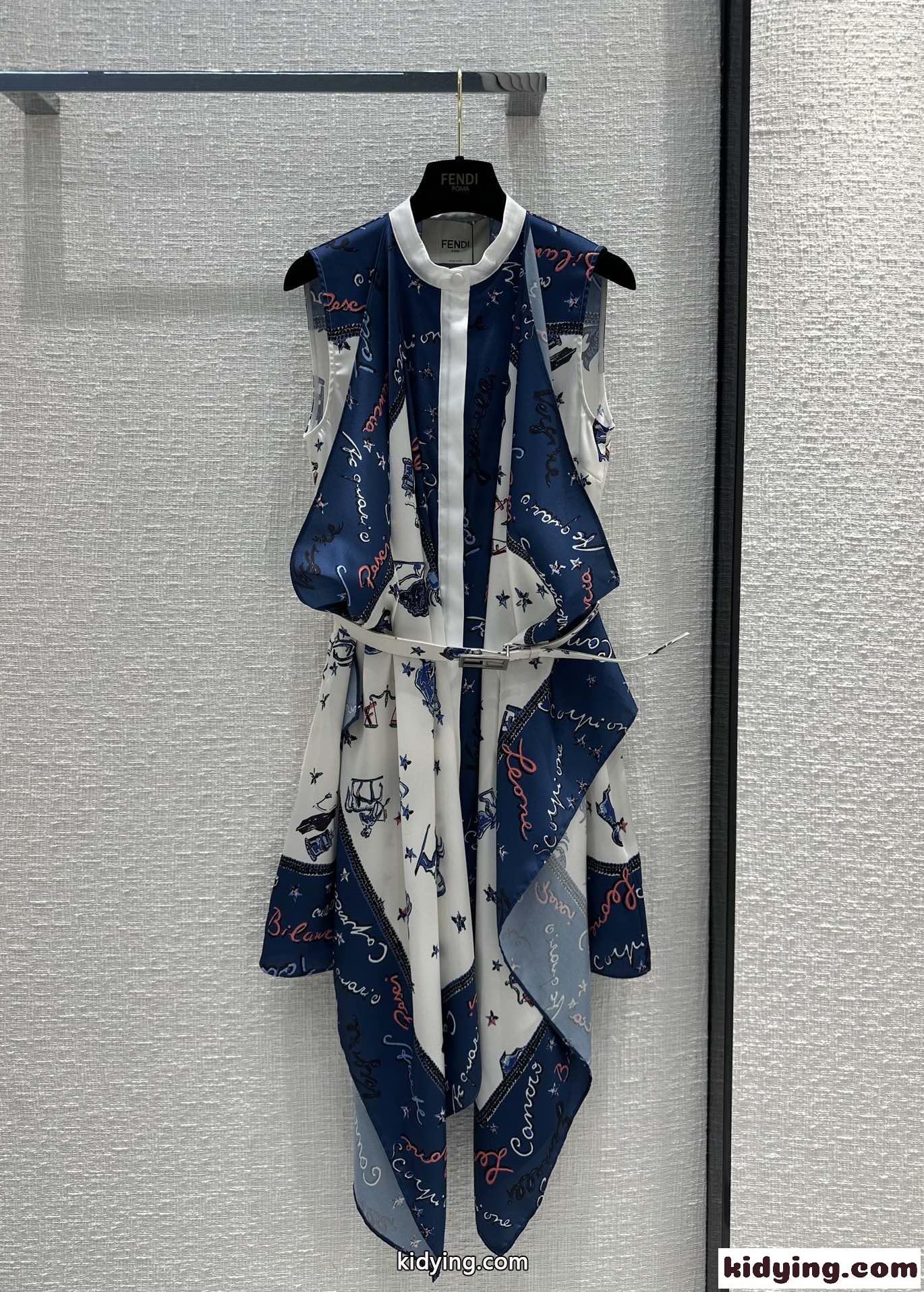 上品 エレガント シルクドレス フェンディ ワンピース コピー レディース-0
