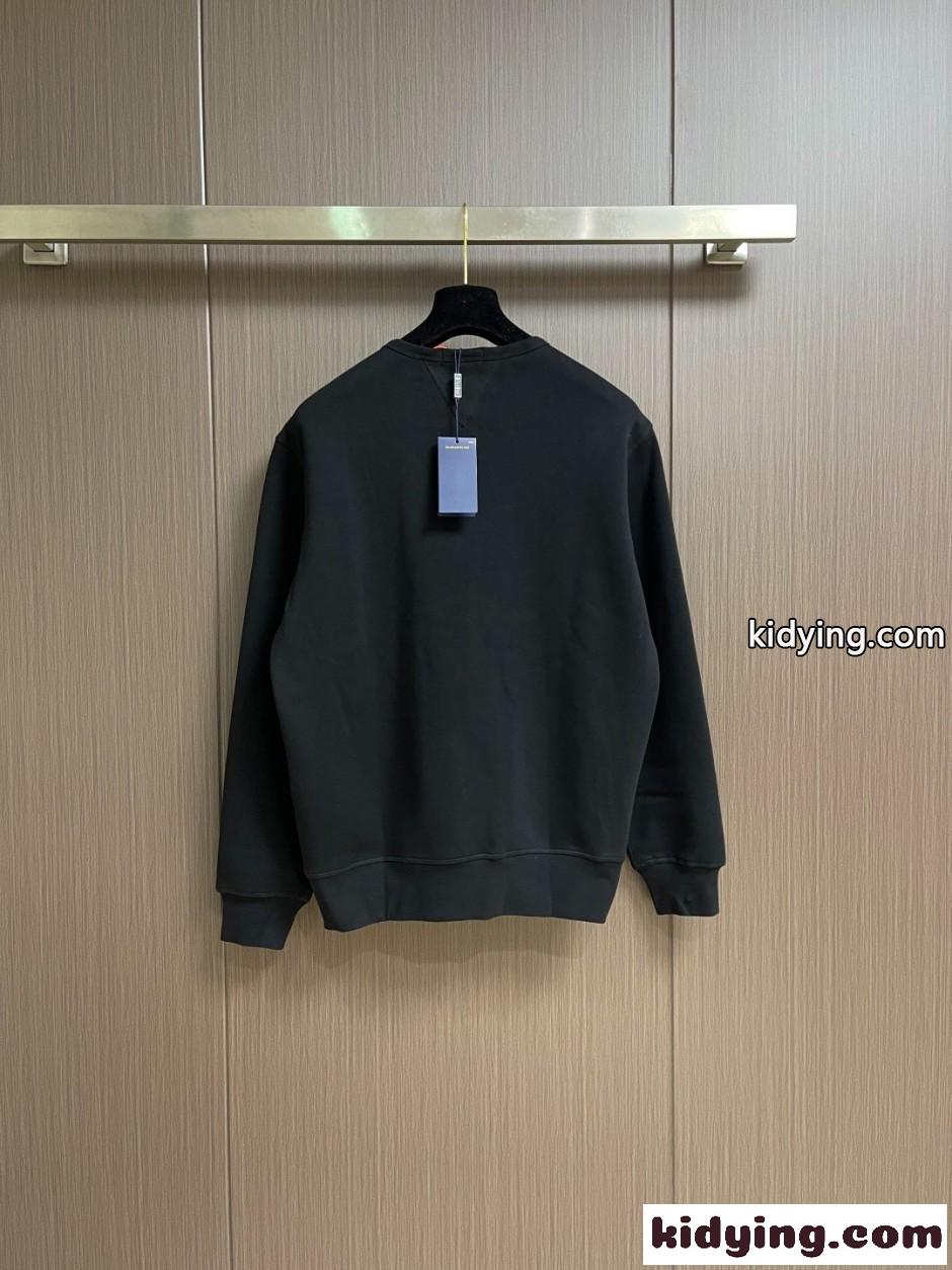 カジュアル コットン 裏起毛 スウェットシャツ ラルフローレン Tシャツ 偽物 ブラック-0