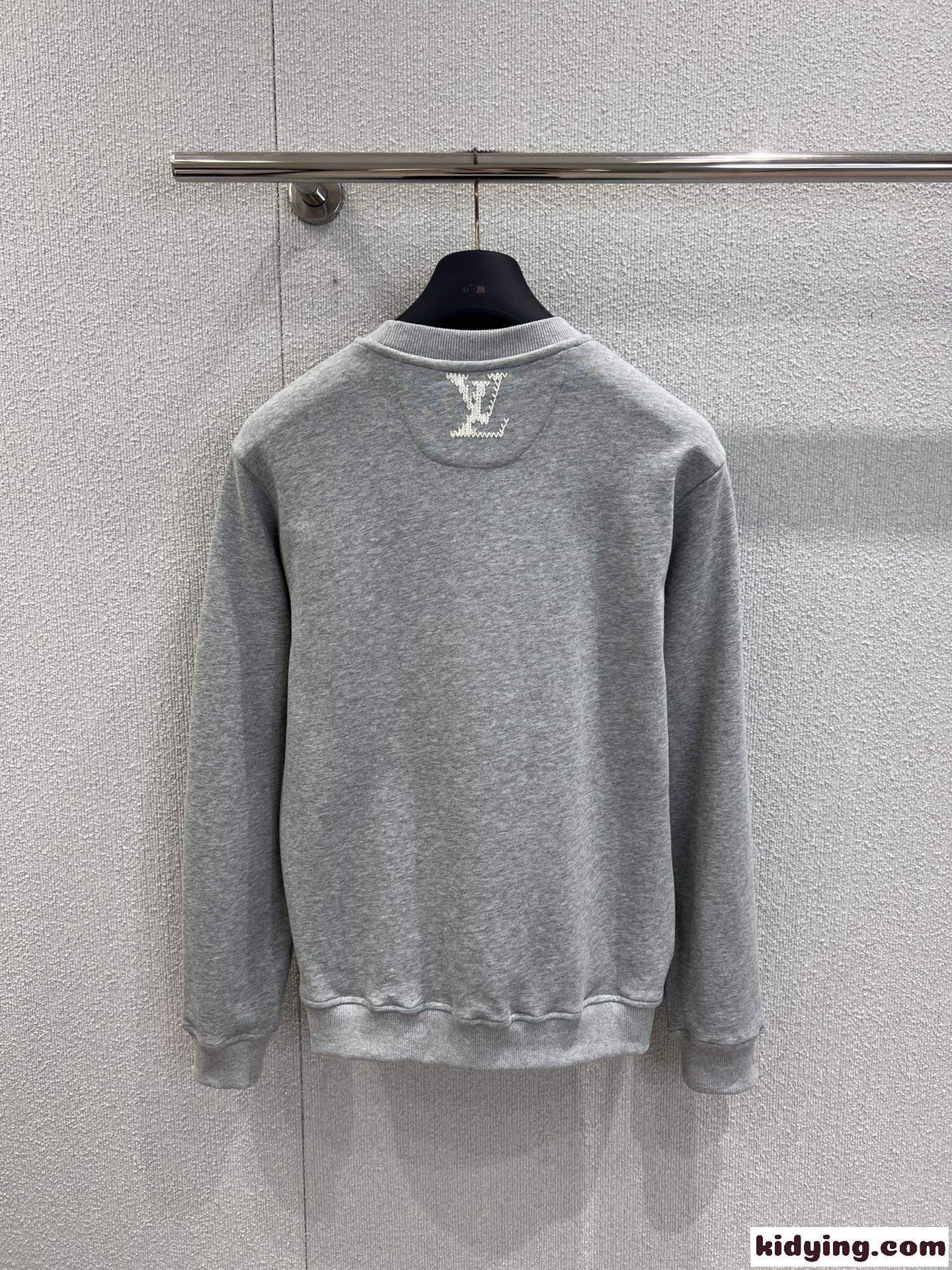 エンブロイダリー シグネチャー スウェットシャツ ルイ・ヴィトン Tシャツ コピー-2
