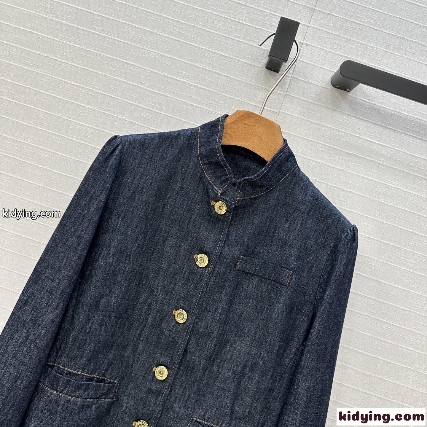 洗練された 上品 デニムジャケット ボッテガ・ヴェネタ ジャケット コピー レディース-2