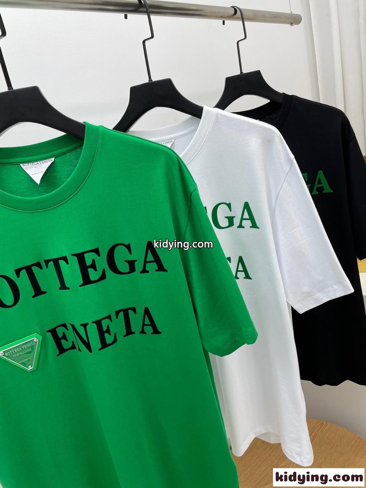 人気 カジュアル ゆったり 体型カバー クルーネック ボッテガヴェネタ tシャツ コピー コットン トップス-2