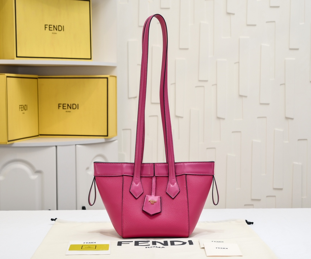 Fendi Origami スモール 変形ミニバッグ フェンディ バッグ コピー ピンクレザー-0