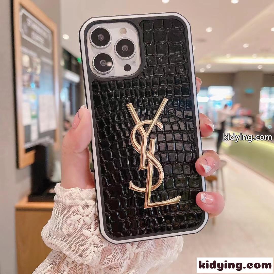 6色 クロコ型押し 高級感 イヴ・サンローラン アイフォンケース コピー スマホケース 携帯カバー 高級感 ファッション-1