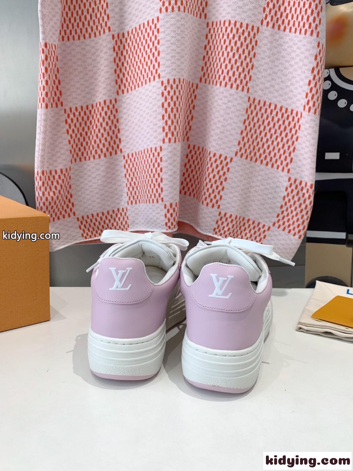 ルイヴィトン スニーカー スーパーコピー LV グルービー･ライン スニーカー パープル-3