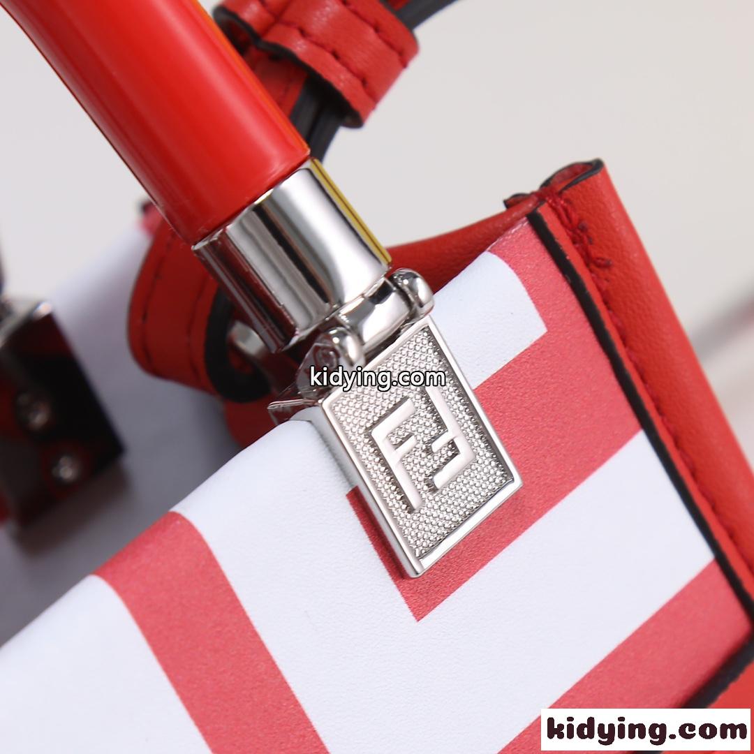 FENDI×Marc Jacobs 限定カラー サンシャイン ショッパー ミニバッグ フェンディ バッグ 人気 コピー レッド-4