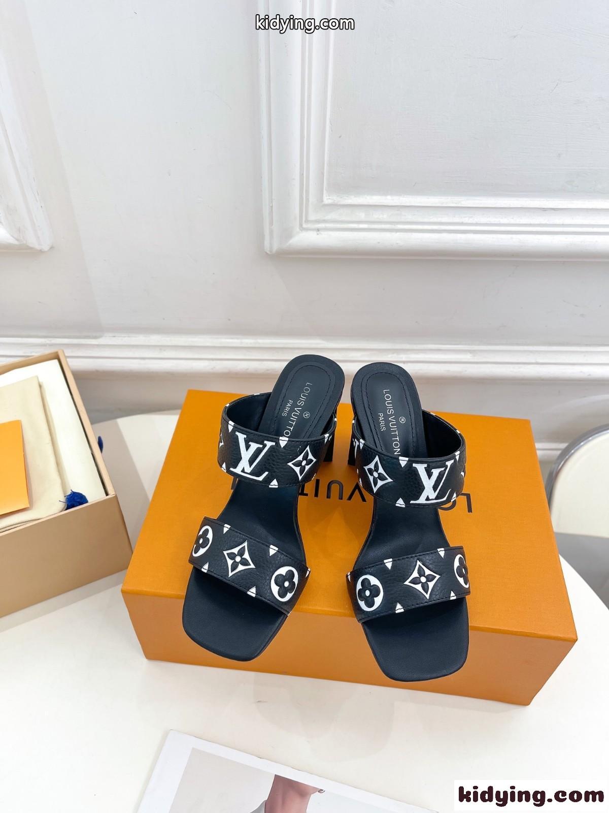 LV シルエットライン ミュール サンダル レディース ルイ・ヴィトン サンダル コピー-4