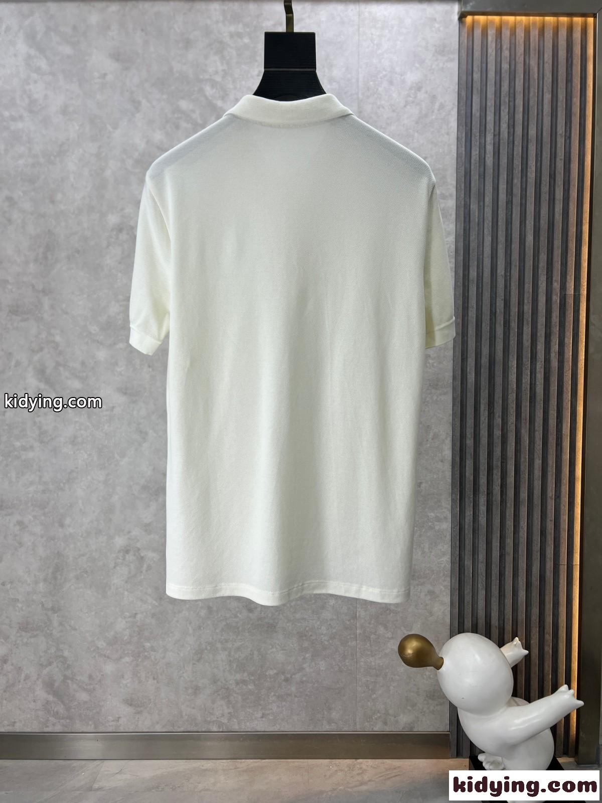 定番 シンプル サルヴァトーレ・フェラガモ Tシャツ コピー 半袖 ポロシャツ ホワイト-1