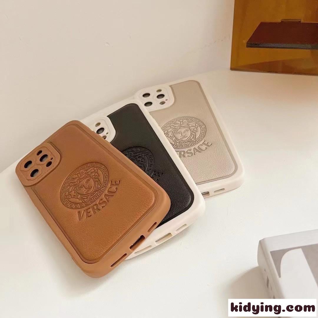 5色あり 可愛い おしゃれ レザー 携帯カバー ヴェルサーチェ アイフォンケース コピー スマートフォンケース-4