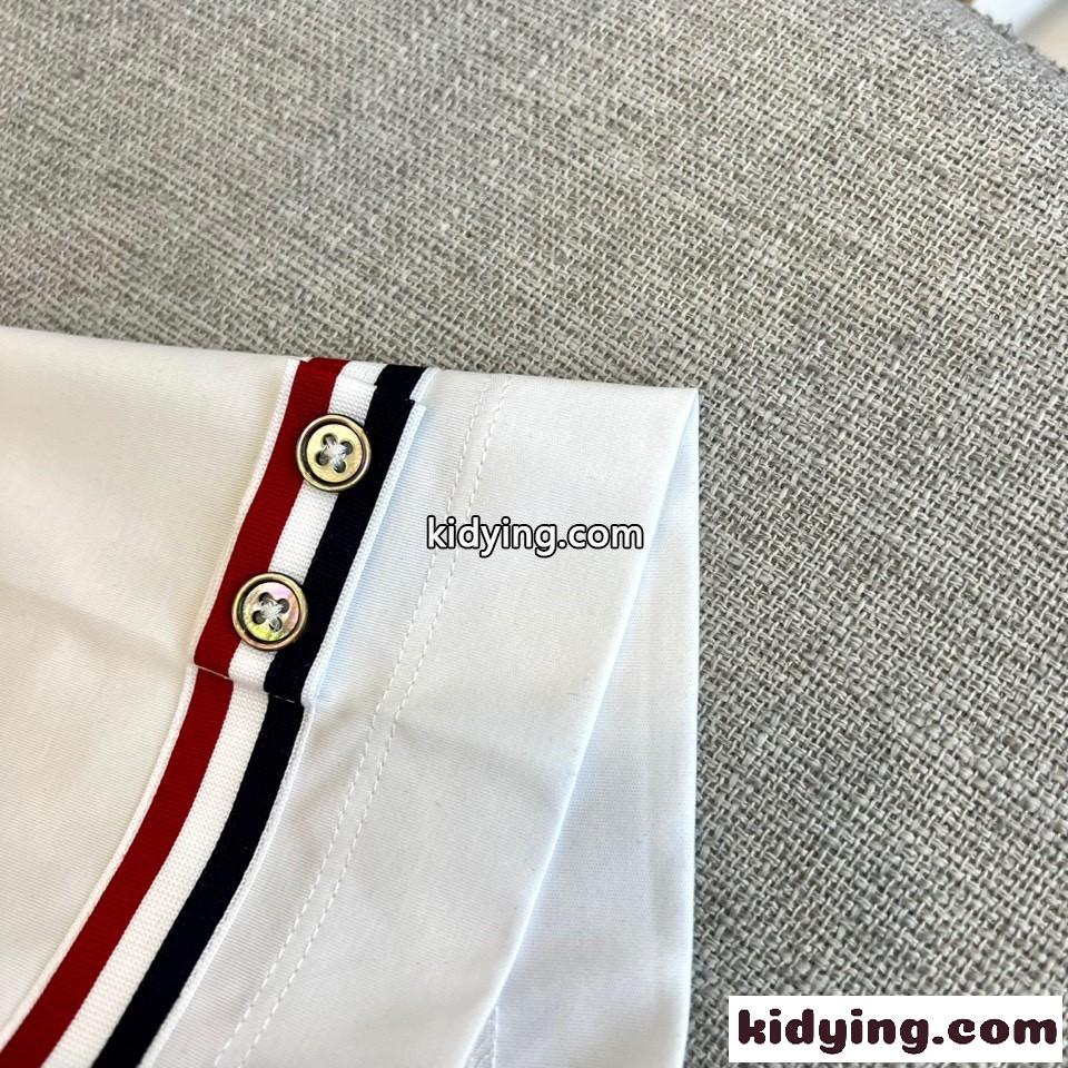 人気 シンプル ピマコットン トムブラウン Tシャツ スーパーコピー ホワイト-2