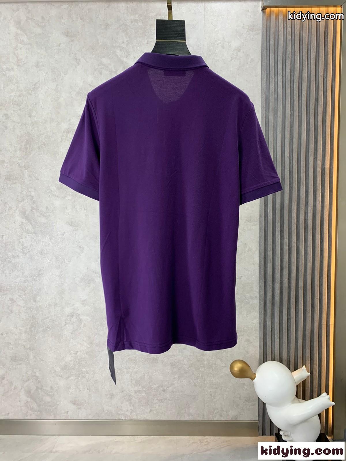 メンズ ファッション 着心地いい 春夏 プラダ Tシャツ コピー 半袖 ポロシャツ-1