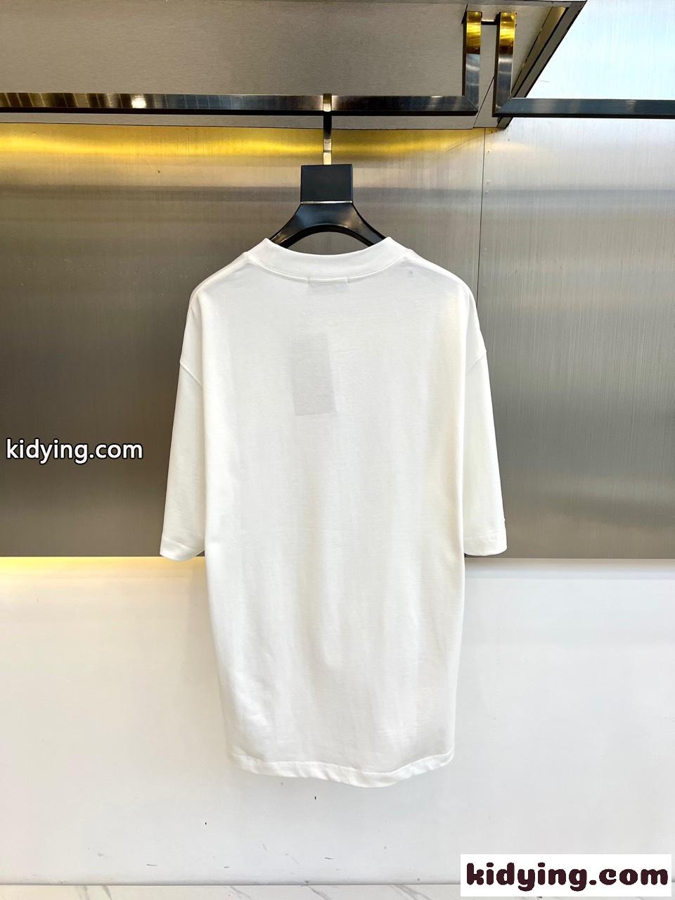 リラックス 半袖Tシャツ グッチ Tシャツ コピー ロゴプリント ホワイト-4