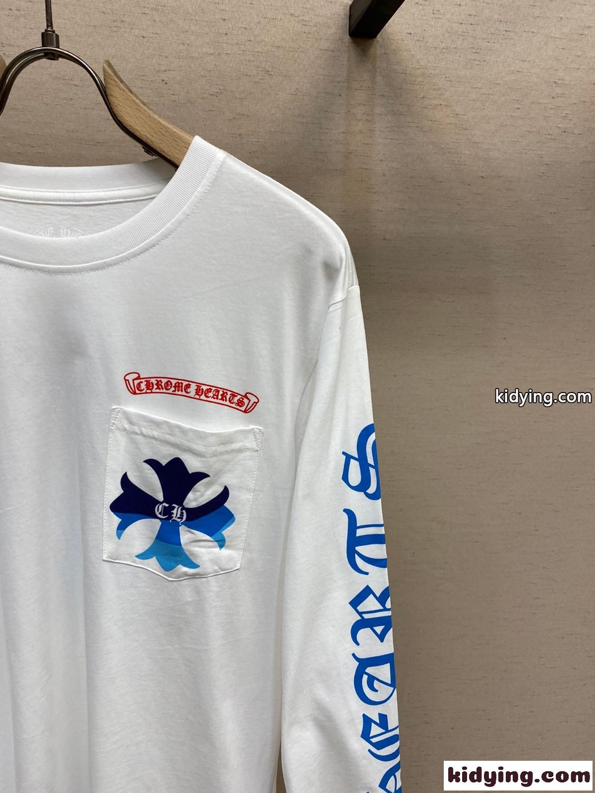 人気 カジュアル 長袖Tシャツ クロムハーツ Tシャツ コピー 男女兼用-3