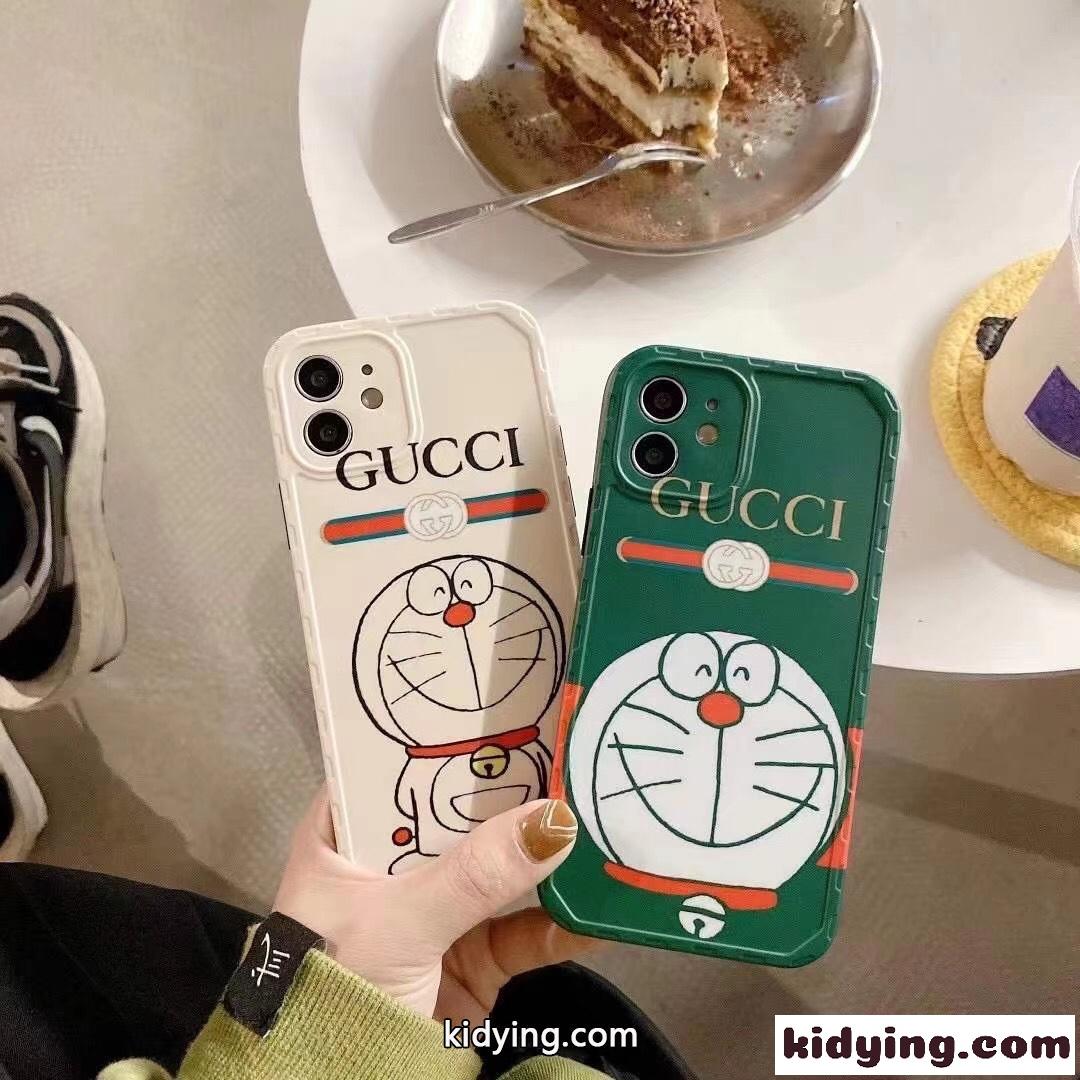 おしゃれ 可愛い ドラえもん グッチ アイフォンケース コピー iPhone13 人気 軽量 カバー スマホケース-4