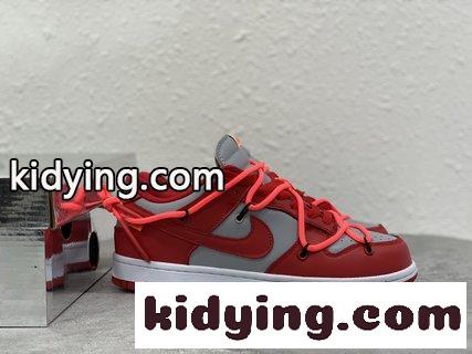 スターと同じ型 Off-White Nike Dunk Low OW連名プレートシューズ オフホワイト バッグ 新品 コピー-4