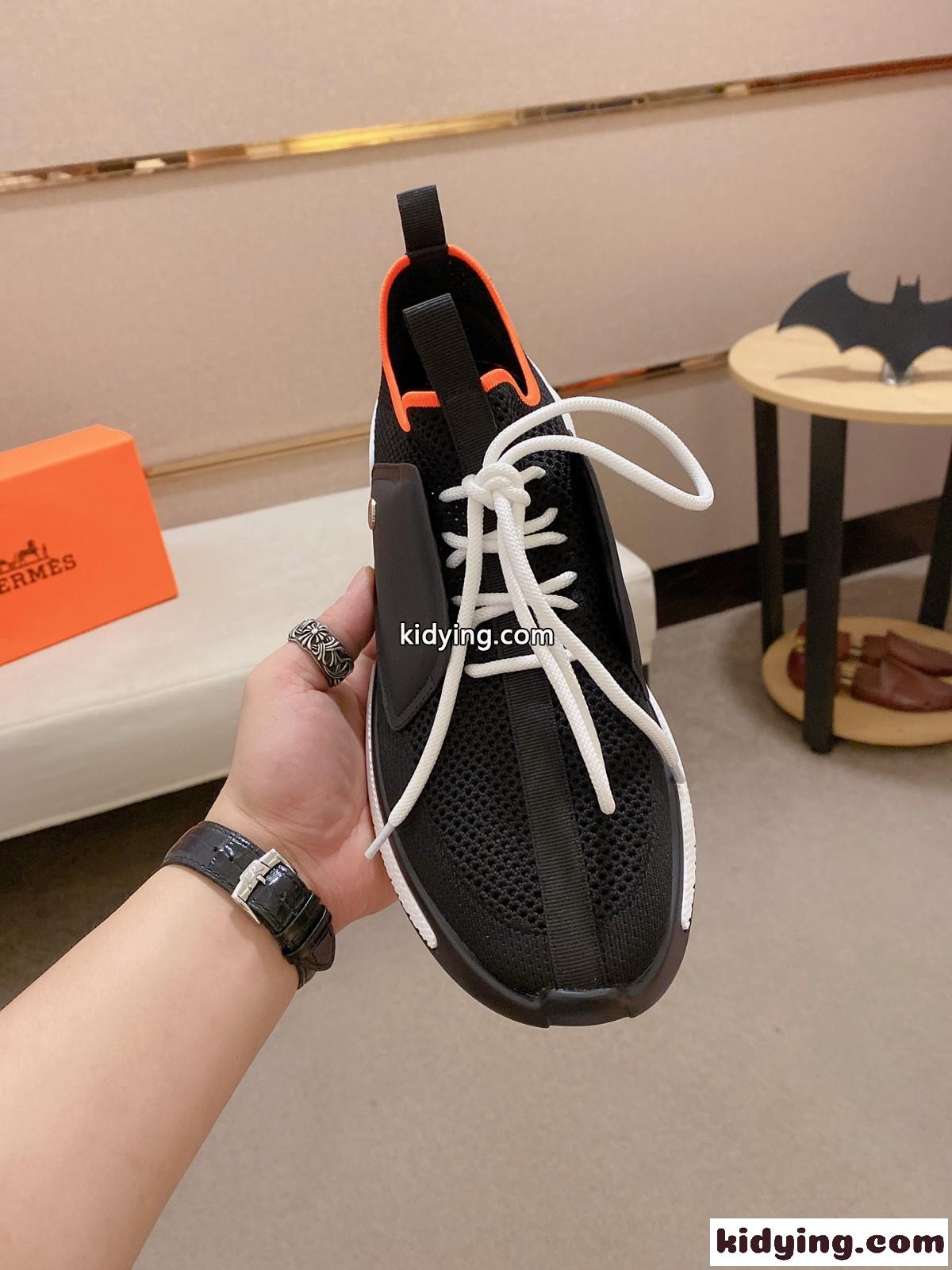 エルメス スニーカー コピー メンズ スポーツシューズ 定番 人気 ランニング 軽量 ニット-1