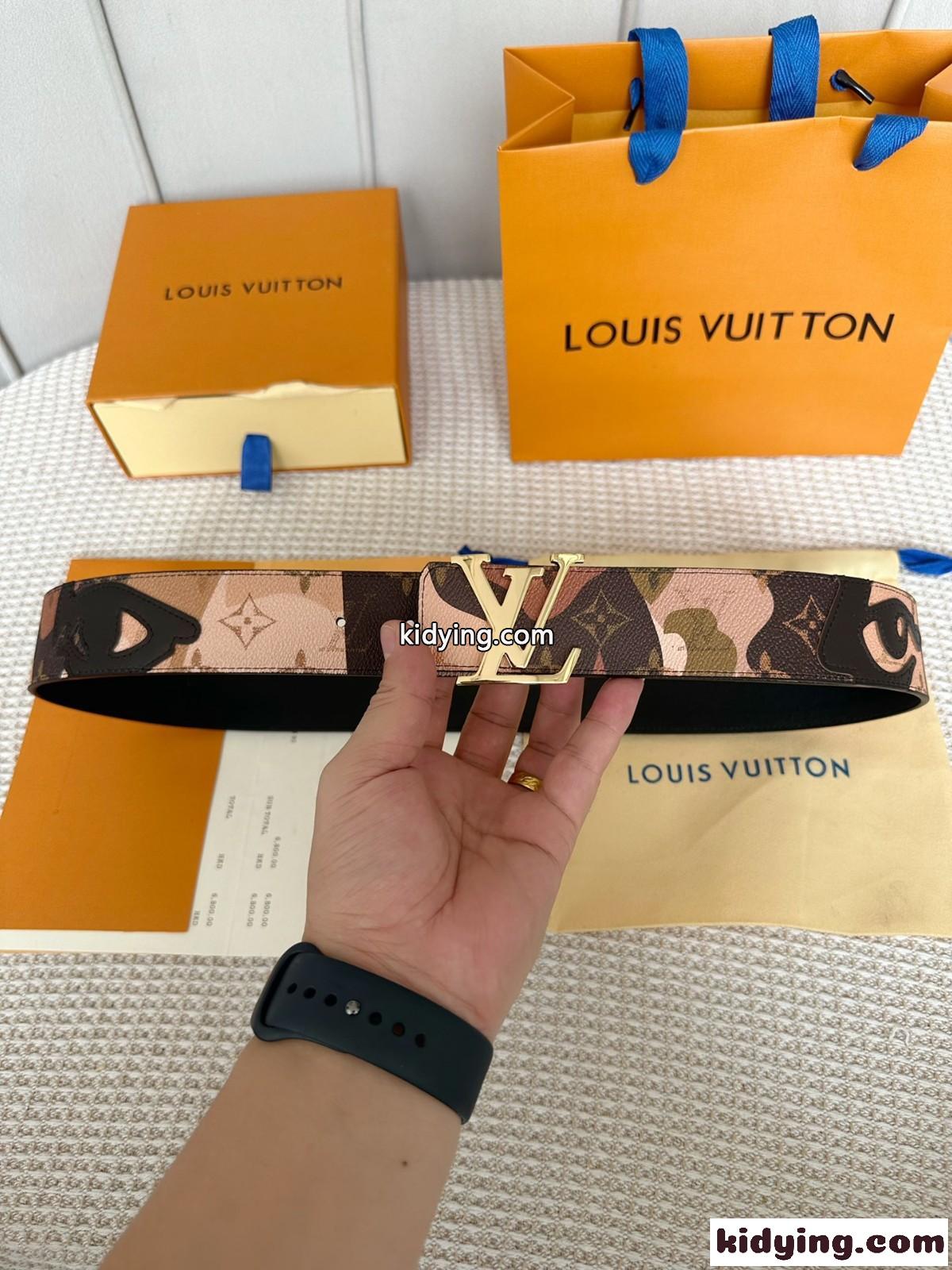 ルイ・ヴィトン ベルト 偽物 おしゃれ LV イニシャル 40MM リバーシブル-2