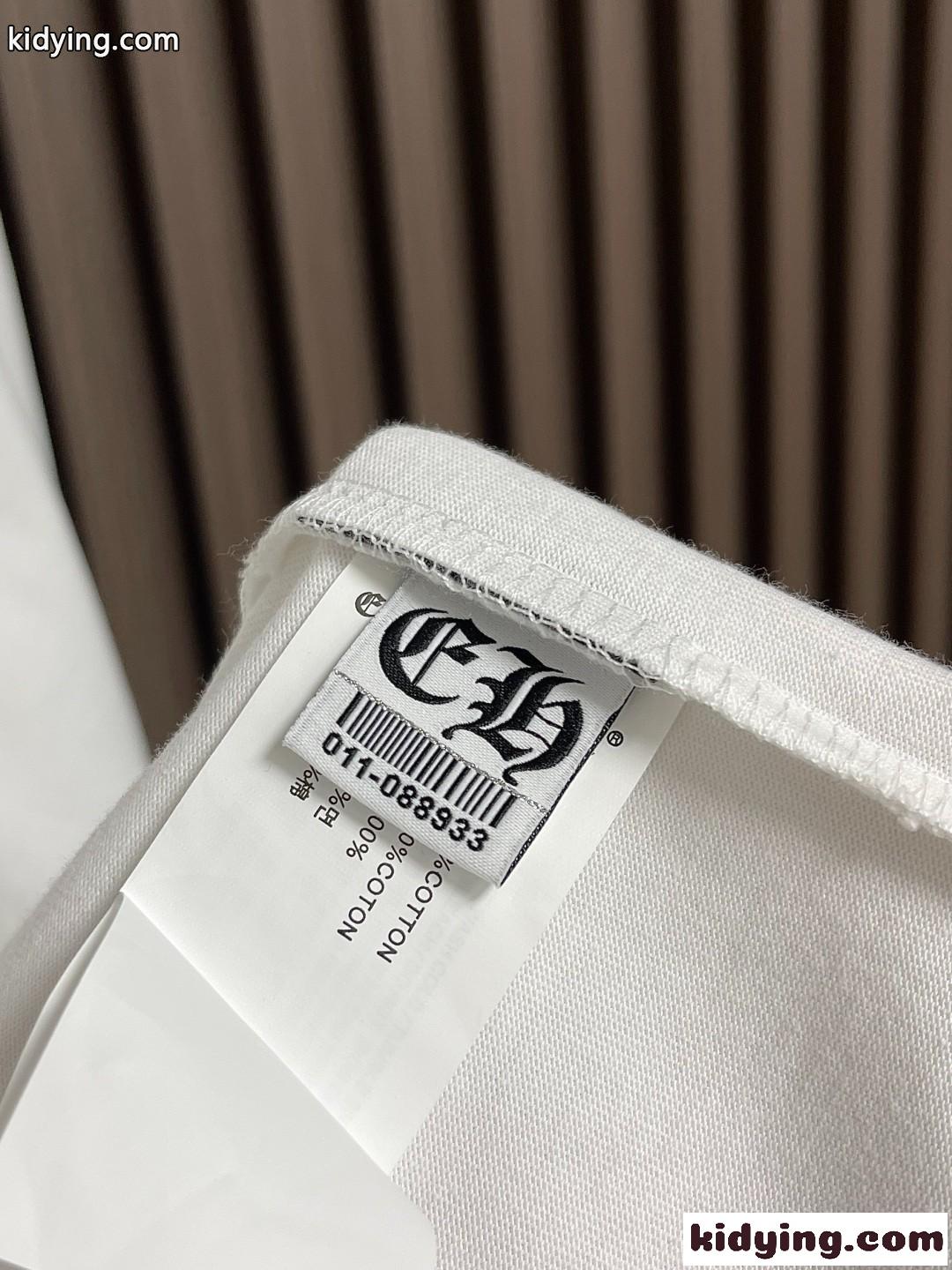 定番 カジュアル ホースシュー コットン 長袖Tシャツ クロムハーツ Tシャツ 偽物-3