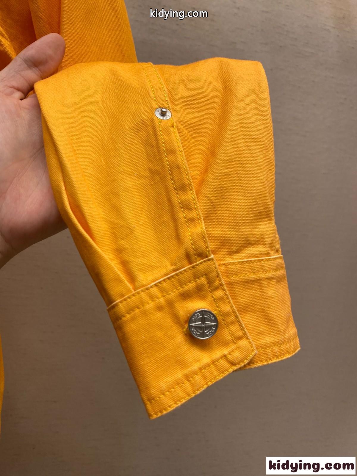 DIOR AND STONE ISLAND オーバーシャツ クリスチャン・ディオール シャツ コピー イエロー-3