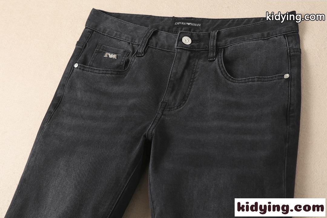 人気 定番 デニムパンツ 合わせやすい ロングパンツ アルマーニ ジーンズ メンズ コピー カジュアル おしゃれ-3